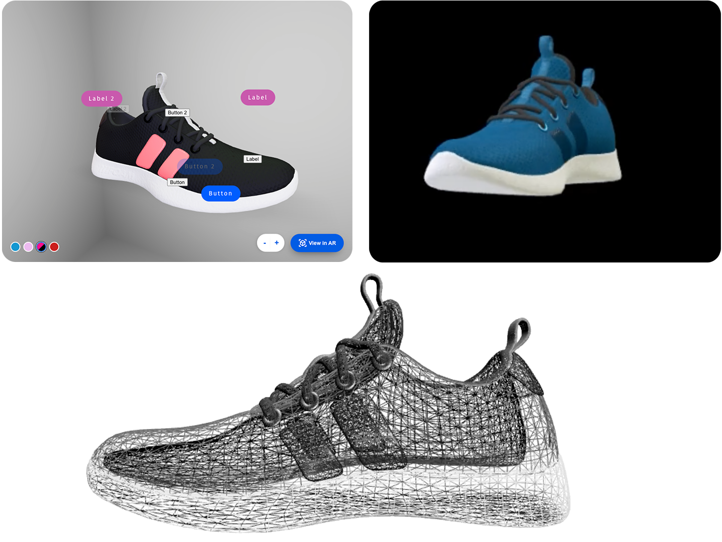 auto generated 3d shoes